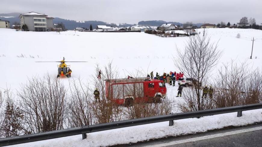 Schwerer Verkehrsunfall Ulrichsberg