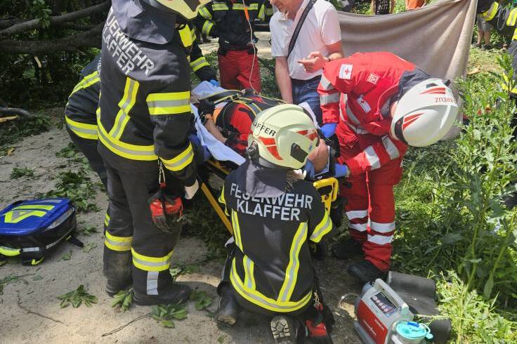 Übung Forstunfall
