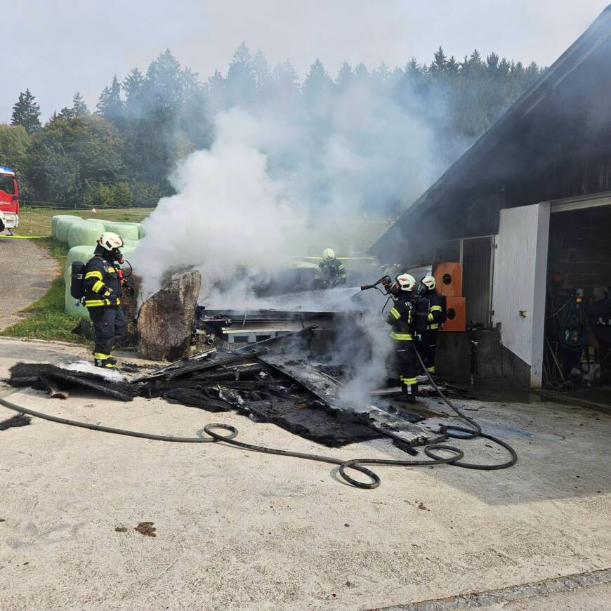 Brand Landwirtschaftliches Objekt Schönberg